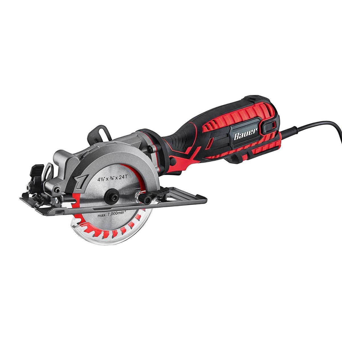 BAUER 5.8 Amp 4-1/2 in.  Compact Circular Saw