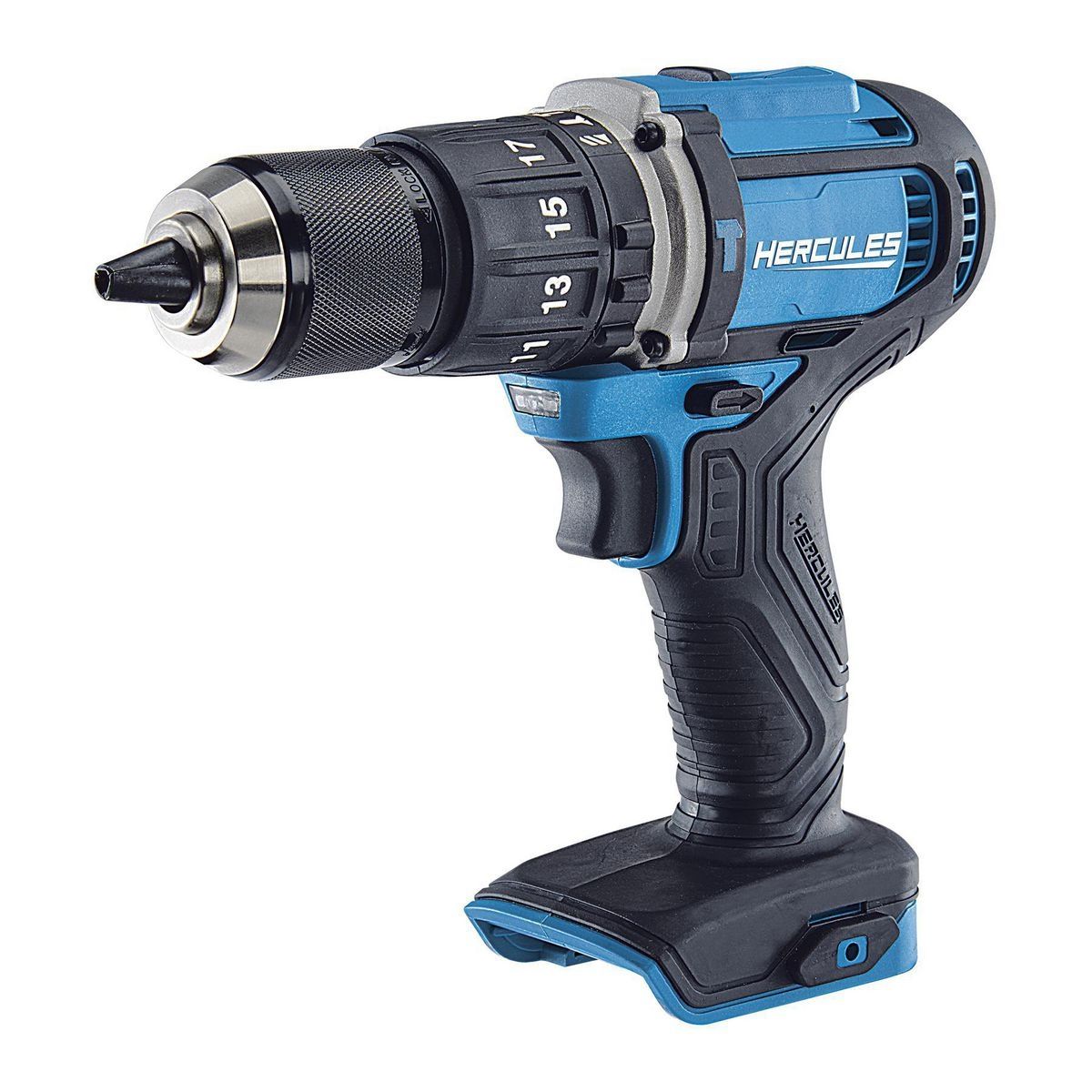 HERCULES 20V Cordless 1/2 in. Compact Variable Speed Hammer Drill/Driver - Tool Only