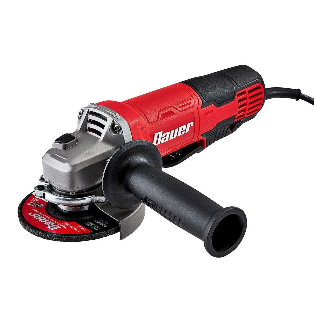 BAUER 8 Amp 4-1/2 in. Paddle Switch Angle Grinder