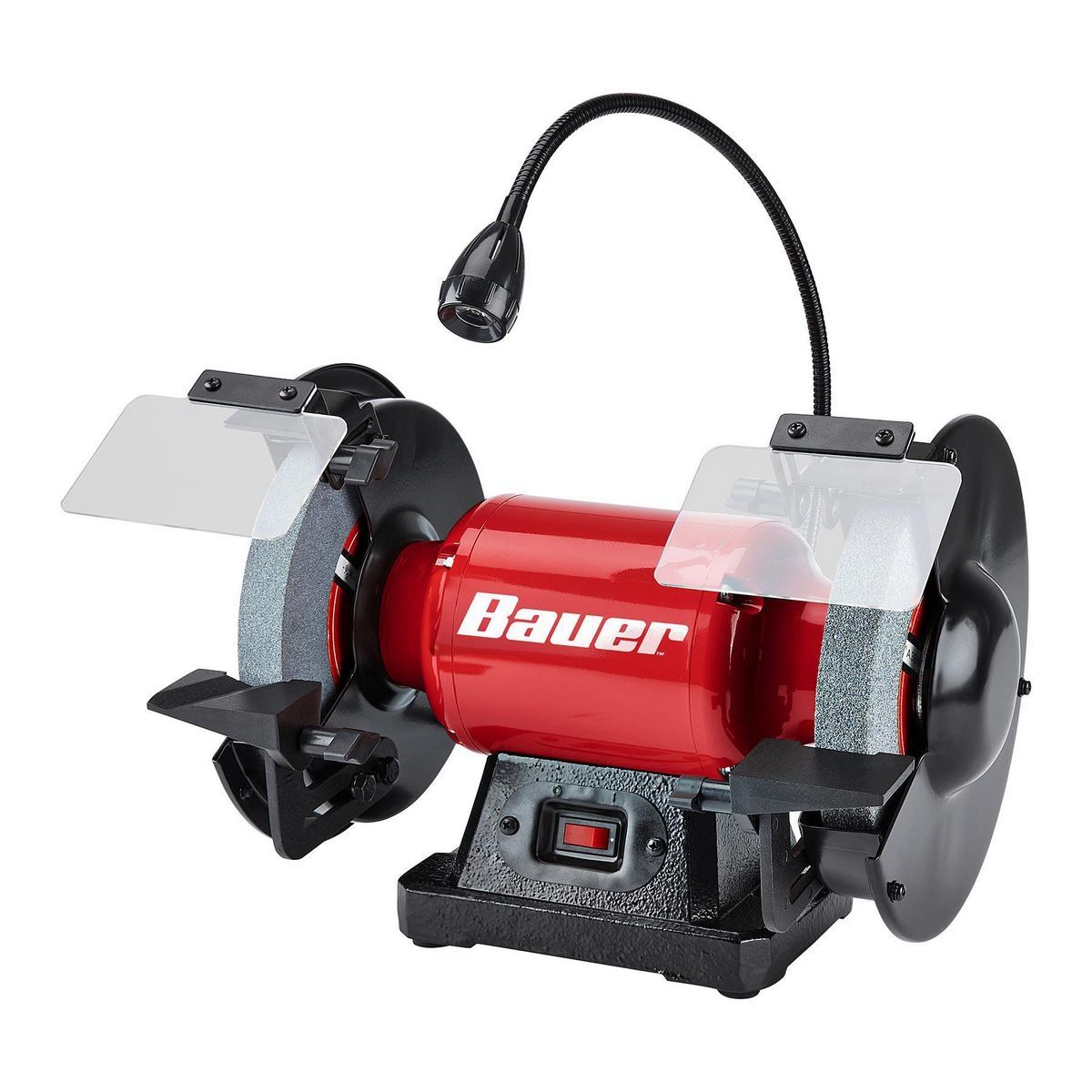 BAUER 8 in. Bench Grinder with LED Light