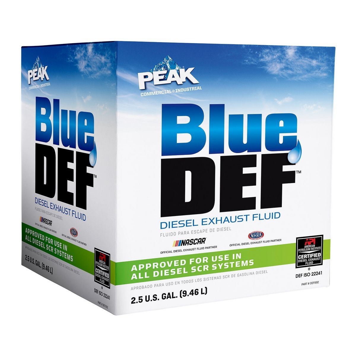 PEAK BlueDef Diesel Exhaust Fluid, 2.5 gal