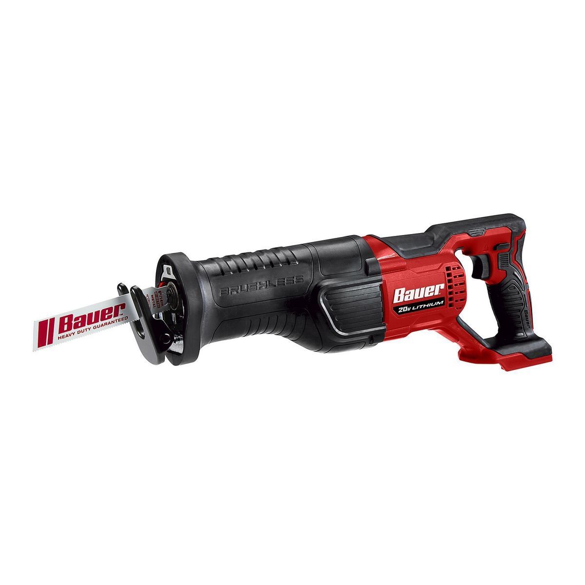 BAUER 20V Brushless Cordless Reciprocating Saw - Tool Only