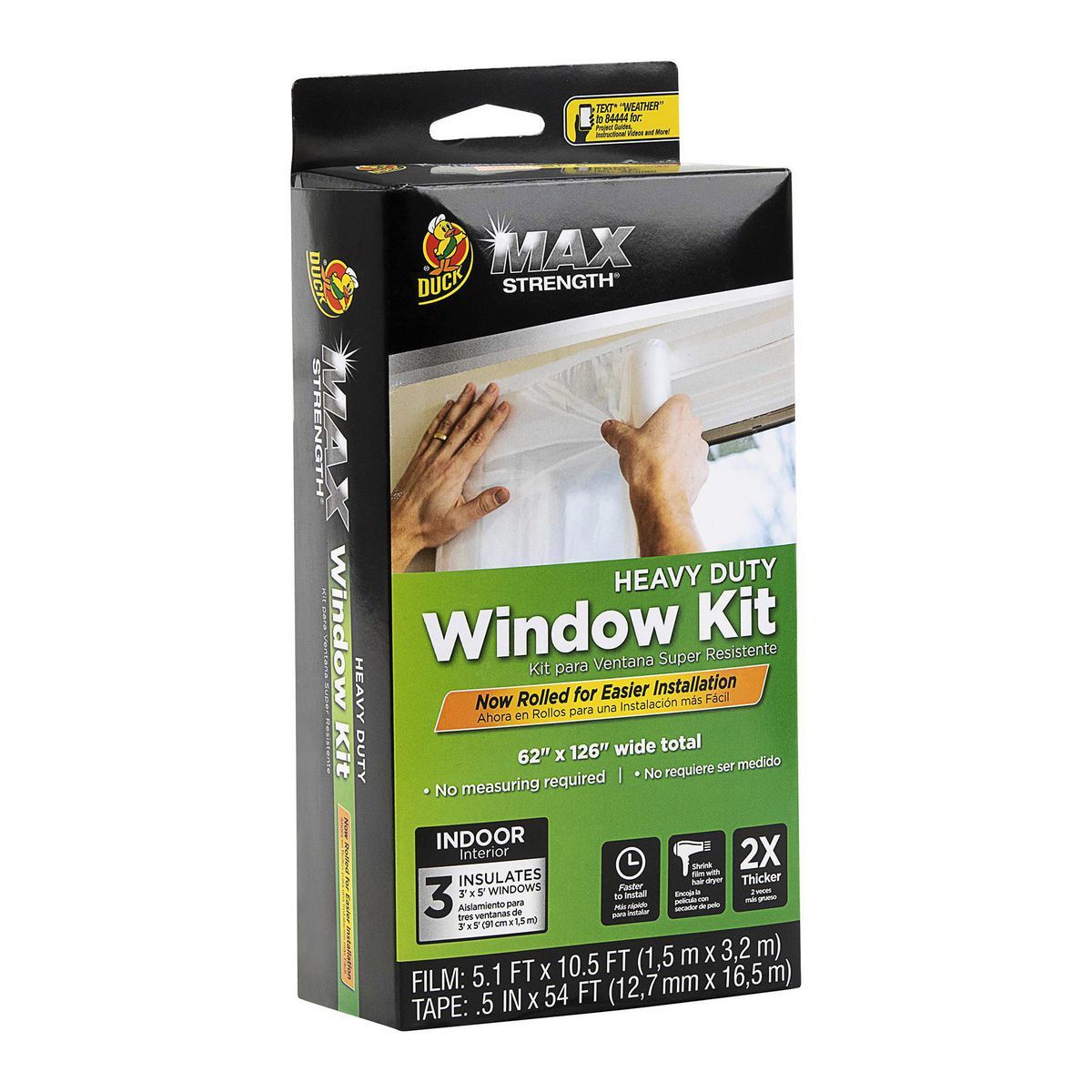 DUCK BRAND Heavy Duty Window Insulation Kit