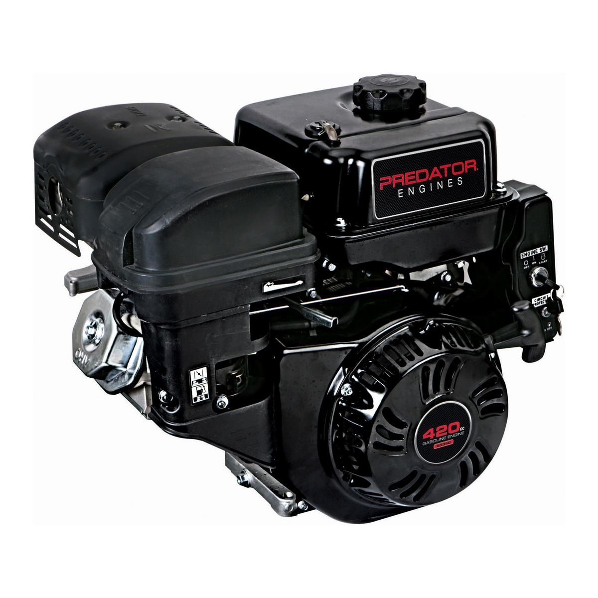 PREDATOR 13 HP (420cc) OHV Horizontal Shaft Gas Engine, EPA