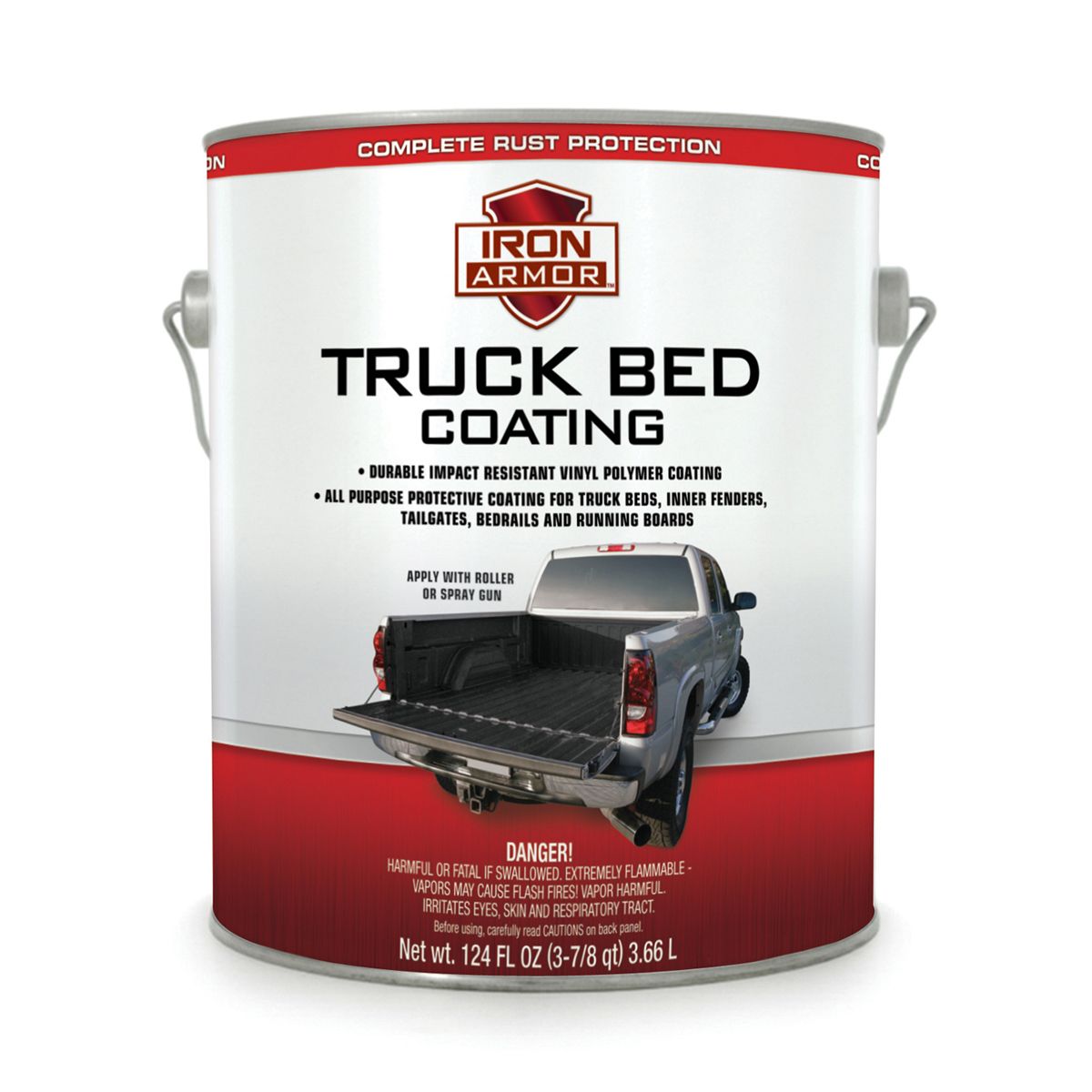 IRON ARMOR 124 fl. oz. Black Truck Bed Coating