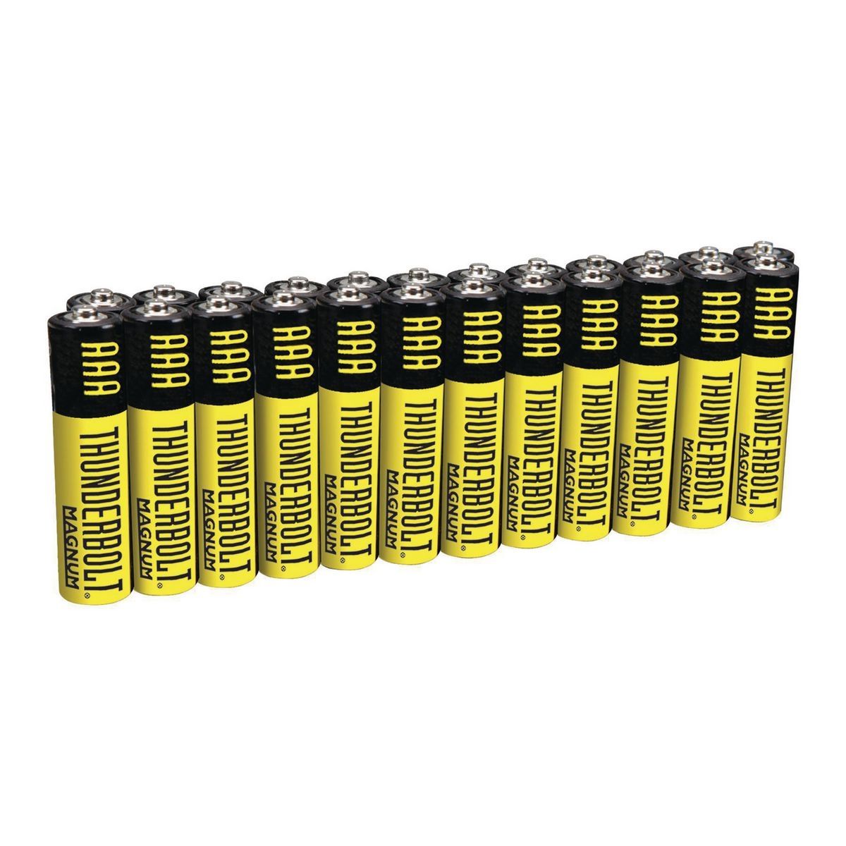 THUNDERBOLT MAGNUM AAA Zinc Chloride Batteries, 24 Pack
