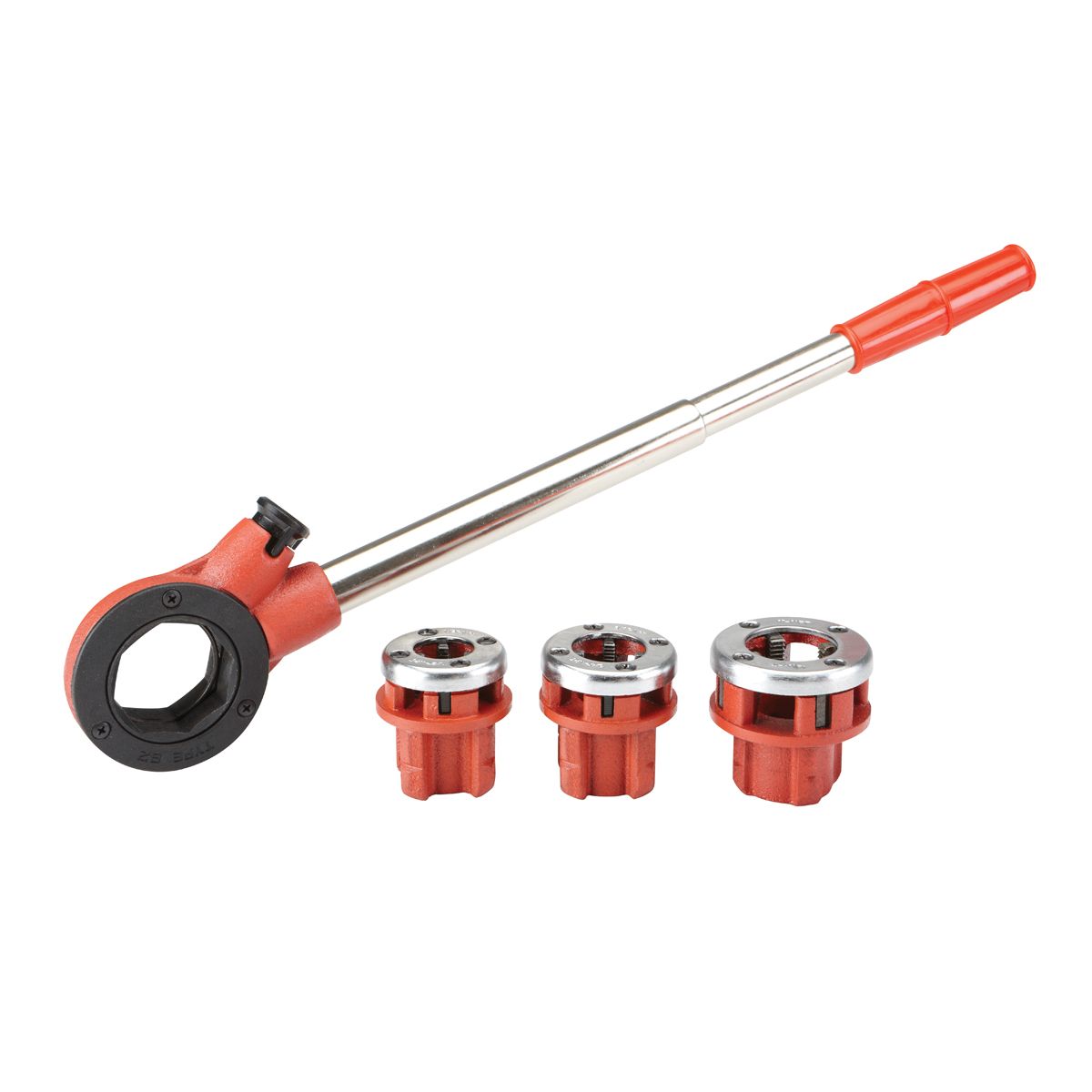 CENTRAL MACHINERY 1/2 in. - 1 in. Ratcheting Pipe Threader Set, 5 Piece