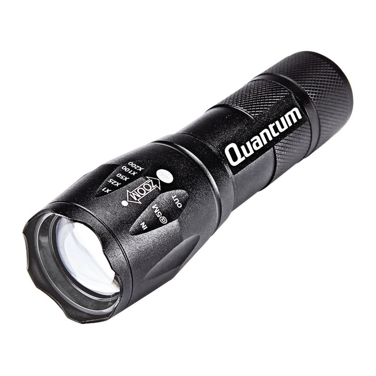 QUANTUM 588 Lumen Tactical LED Flashlight, Black