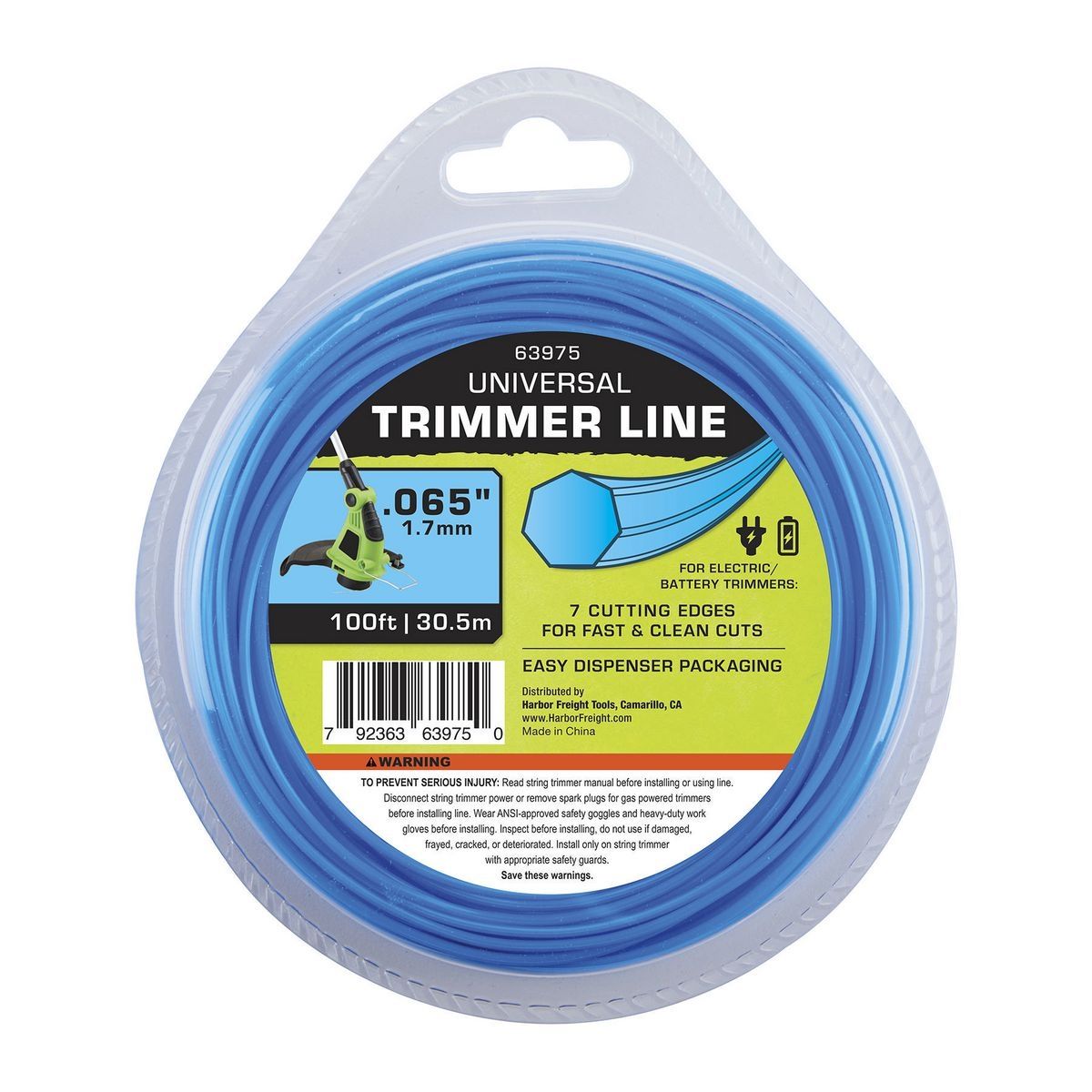 SHAKESPEARE 100 ft. 0.065 in. String Trimmer Line