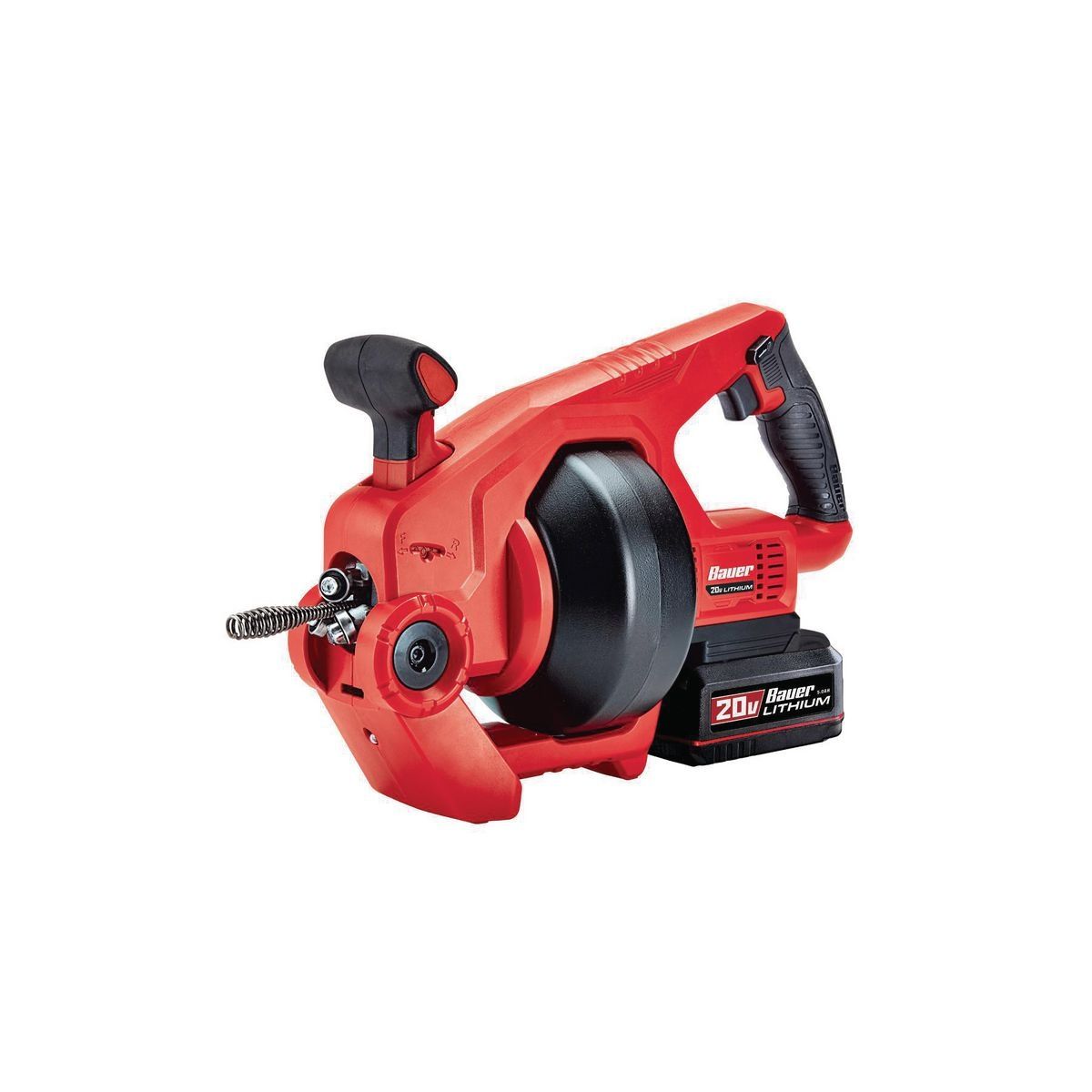 BAUER 20V Cordless Automatic Feed Drain Cleaner - Tool Only