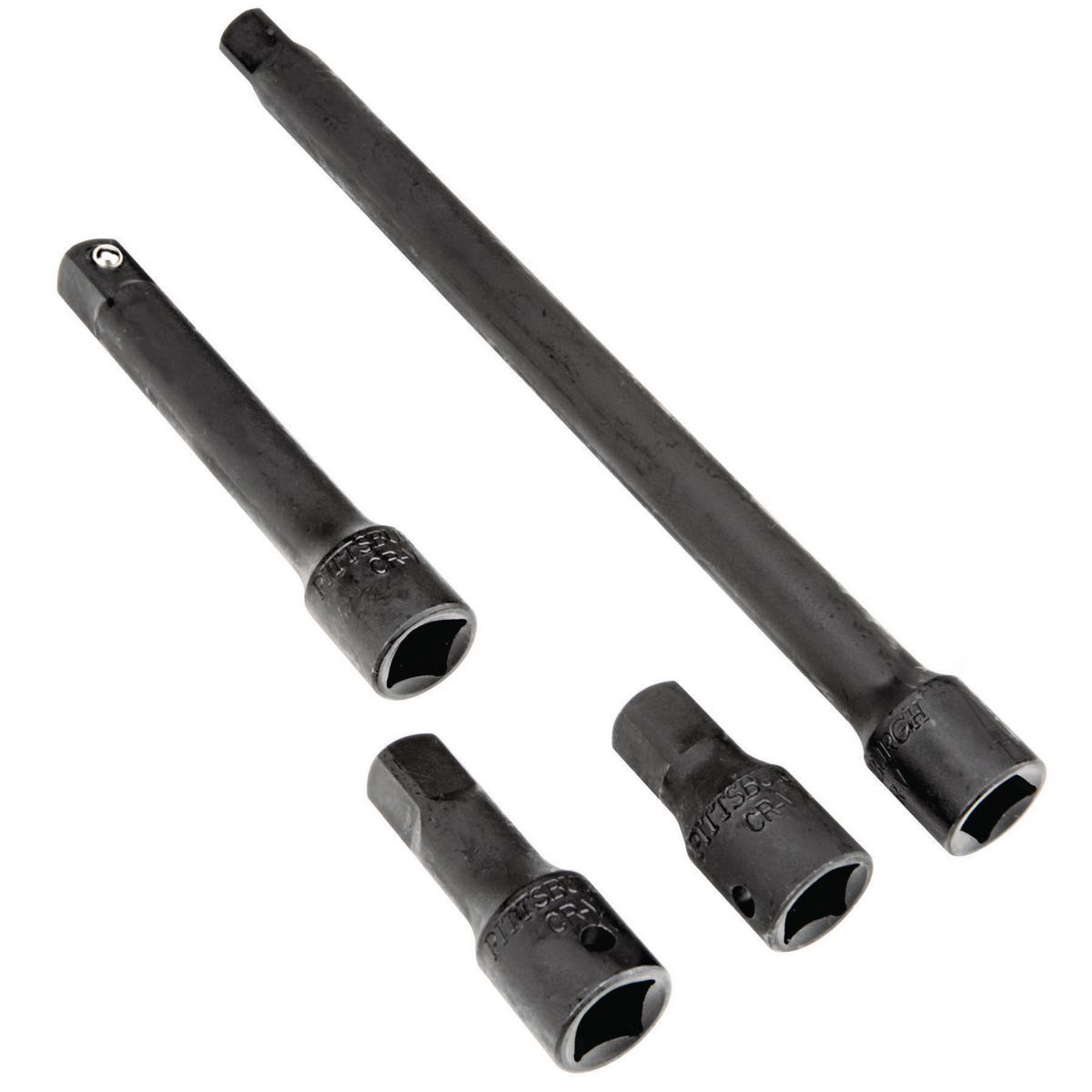PITTSBURGH 1/2 in. Drive Impact Socket Extension Set, 4 Piece