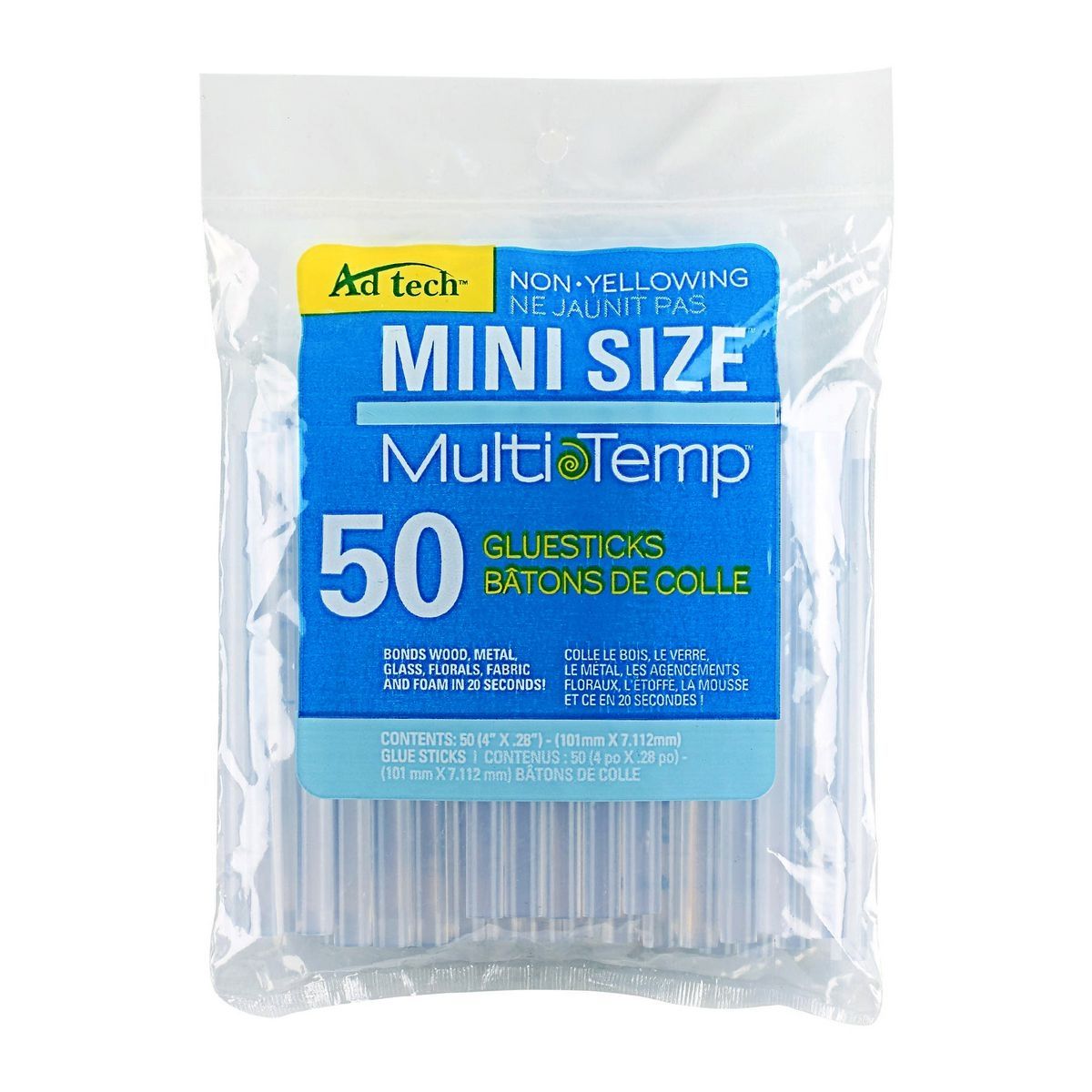 AD TECH 50 Piece MultiTemp? Mini Glue Sticks