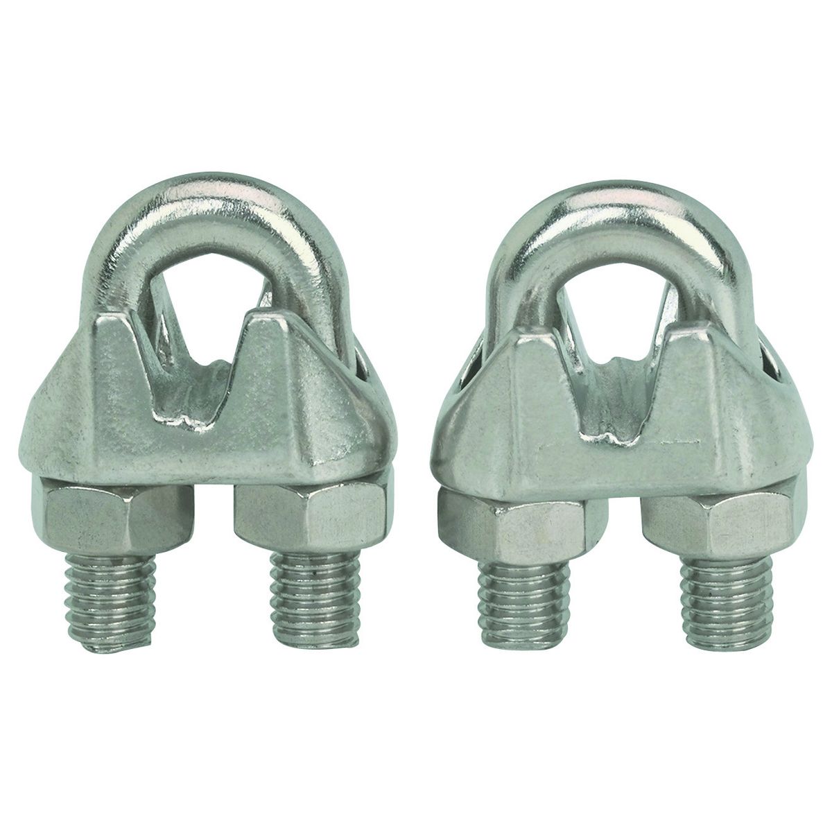 HAUL-MASTER 2 Piece 1/4" Wire Rope Clips
