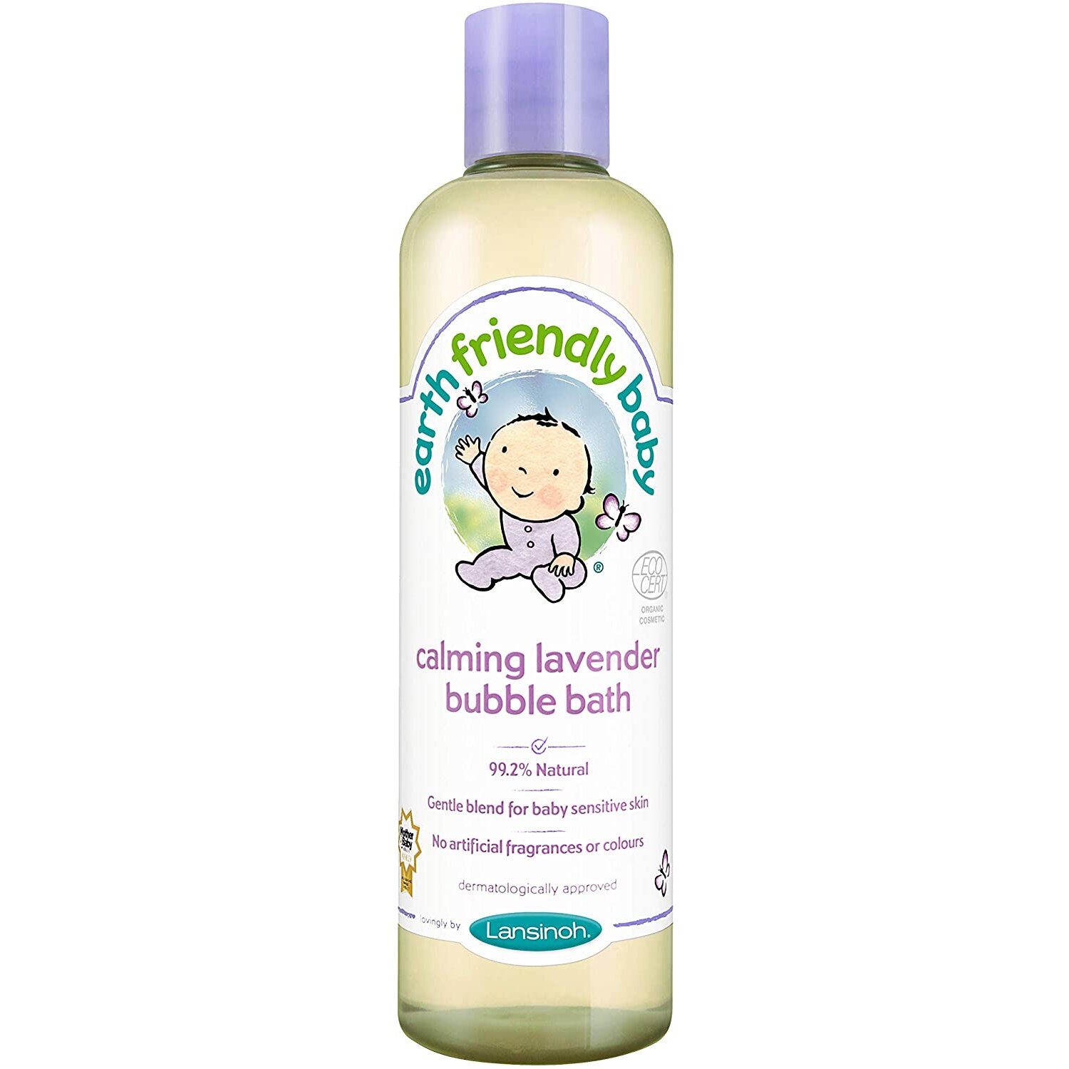Earth Friendly Baby Children Bubble Bath Kids Calming Lavender 300 ml Ecocert