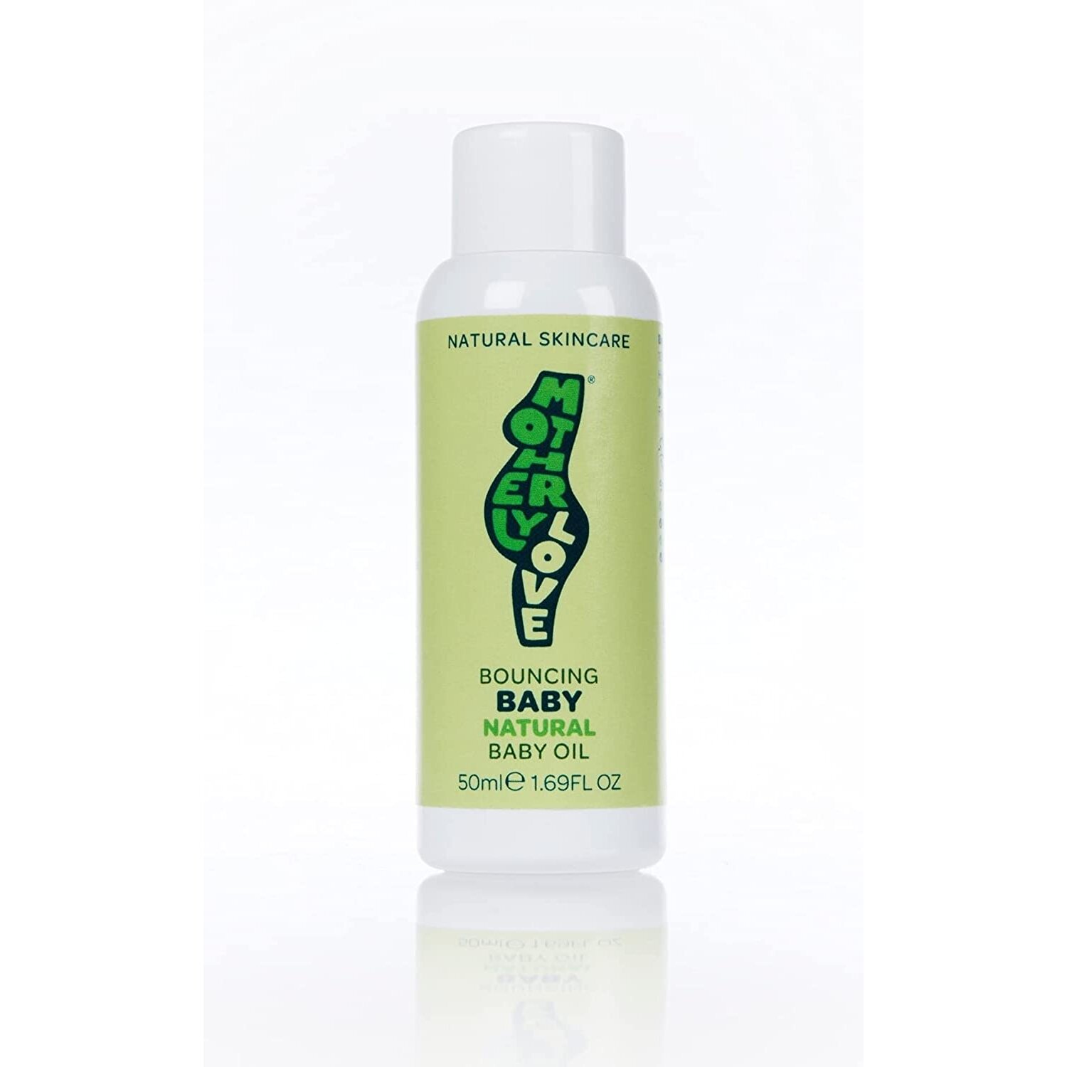 Motherlylove BOUNCING BABY Oil | 100% Natural & Vegan Coconut, Vit E | Gentle Nourishing Hydrating for New Borns Delicate Skin | Absorbs Readily No