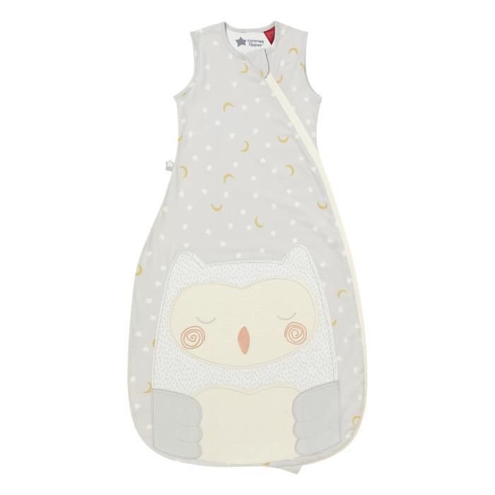 Tommee Tippee - Swaddling Sleeping Bag - Grobag Original - Soft Cotton Rich Fabric - 1.0 TOG - 6-18mths - Ollie the Owl