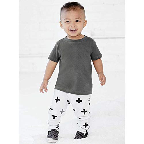 RABBIT SKINS Infant 100% Cotton Jersey Short Sleeve Tee, Chill, 24 Months