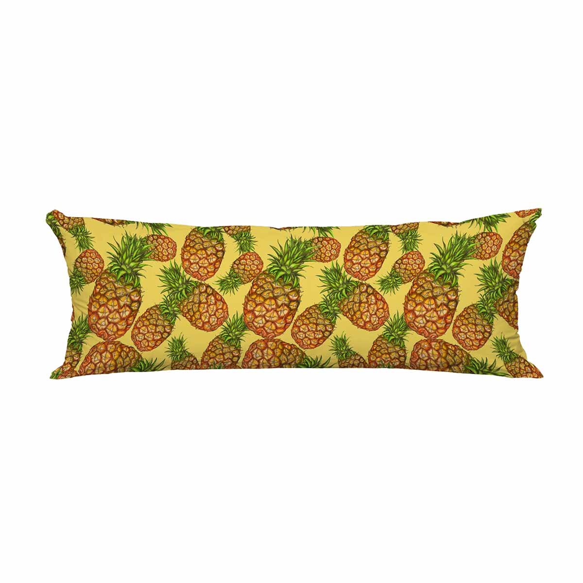 Pineapples Yellow Long Body Pillow Case 50x150 cm