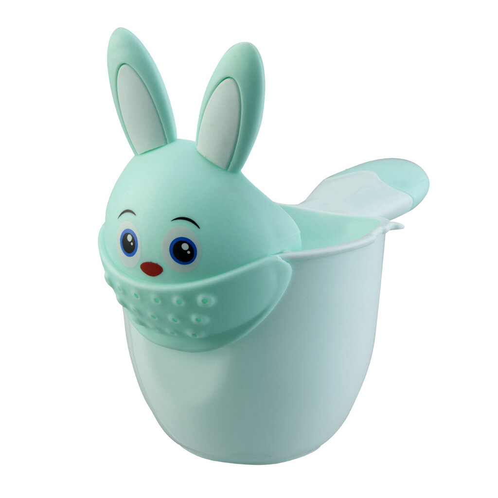 Baby Bath Waterfall Rinser Kids Shampoo Cup Cute Cartoon Shower Washing for Head Watering Spoon Bathing Cups