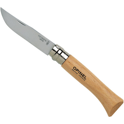 OPINEL No 10 locking knife 10cm stainless steel blade