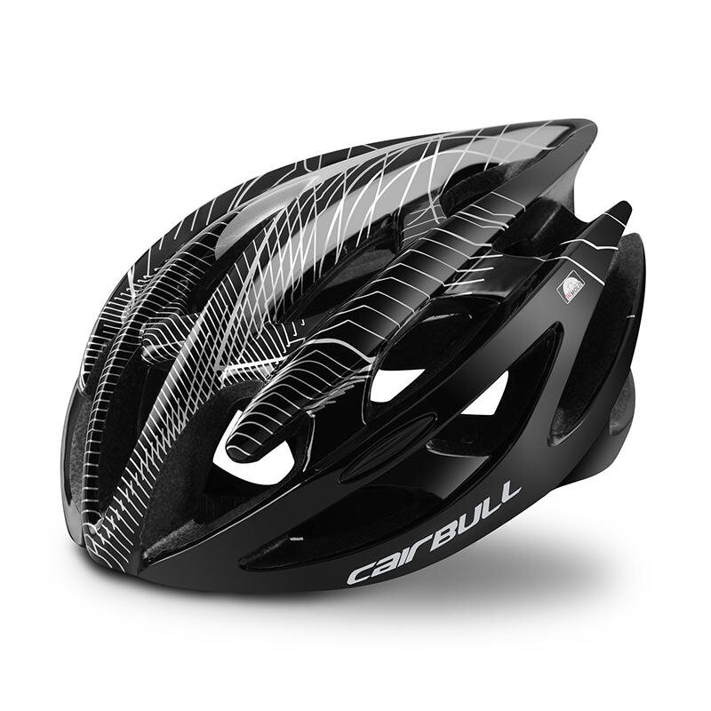 58-62cm Cycling Racing Helmet Integrally Ultralight Ventilative Bike Helmet BLACK