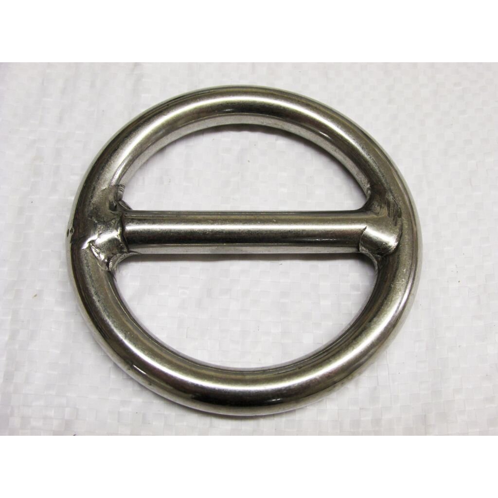 Stainless Steel Round Ring with Centre Bar 8MM x 50MM (O Mooring Dock)
