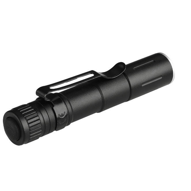 300Lumens 3Modes Zoomable Pen Shape Pocket Light Tactical EDC LED Flashlight