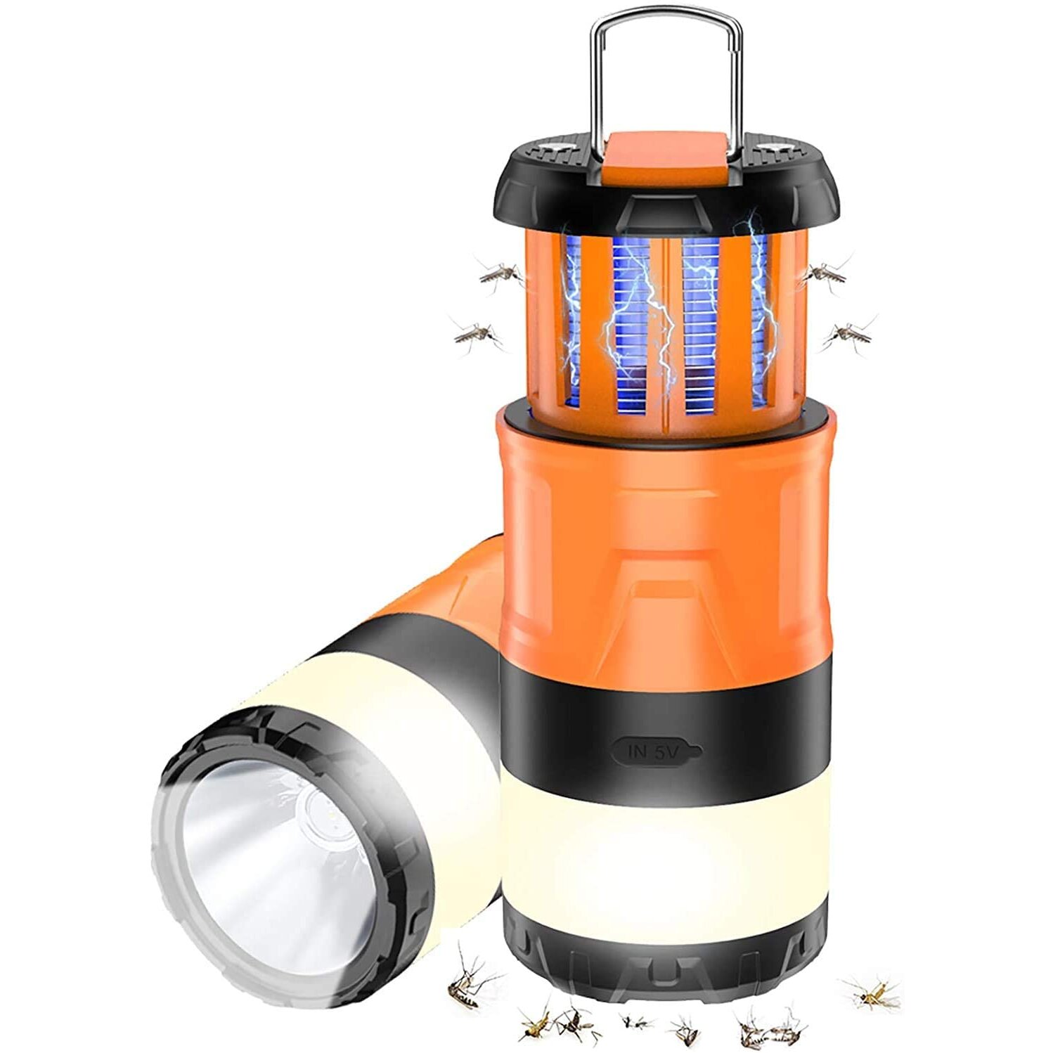Sahara Sailor camping lamp with insect killer, 3-in-1 retractable LED camping lamp-5 modes brightness camping lamp