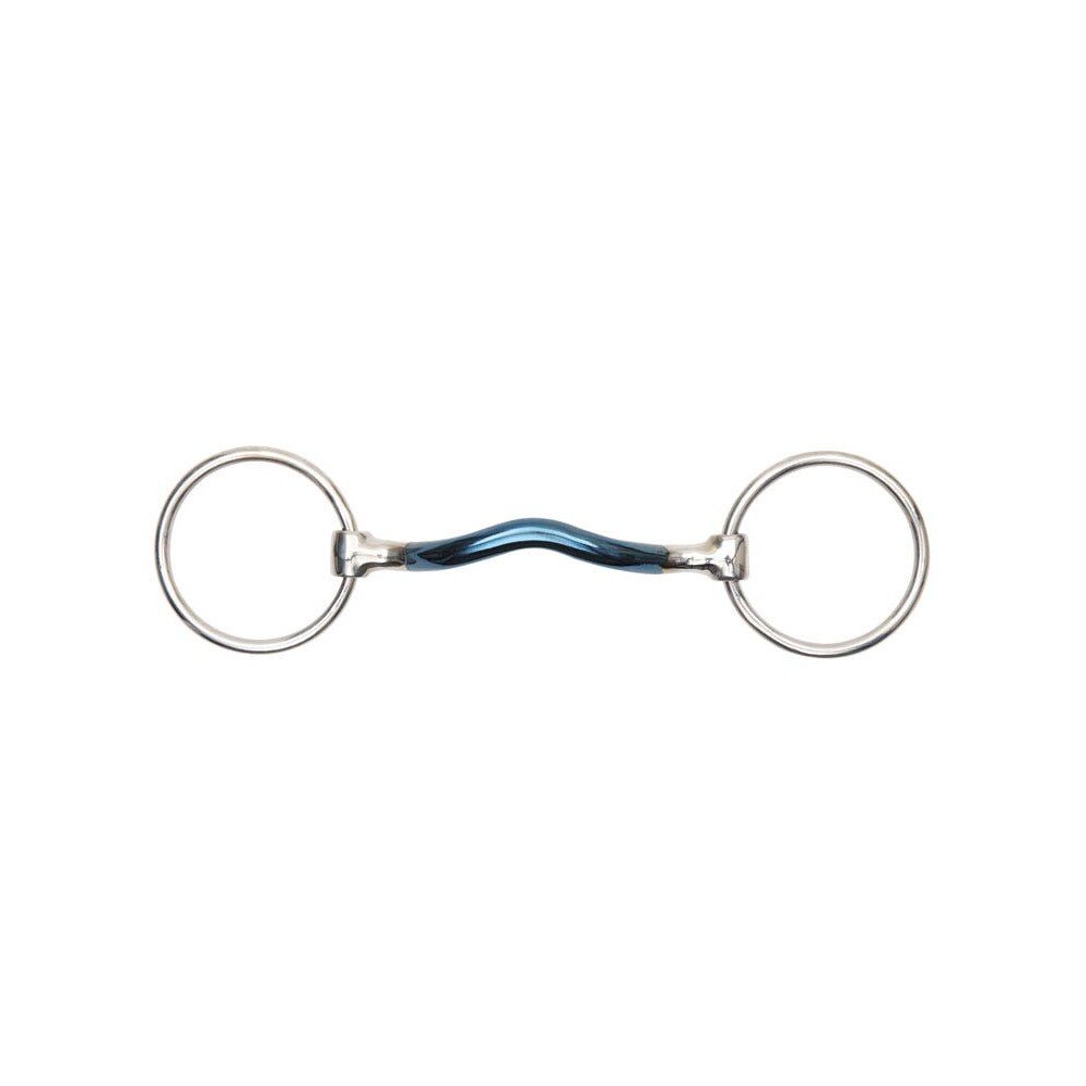 Shires Sweet Iron Mullen Mouth Horse Loose Ring Snaffle Bit