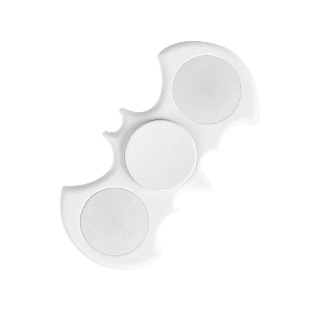 Bat Shape Hand Spinner Ceramic Bearing Pressure Reducing Finger Toy With LED