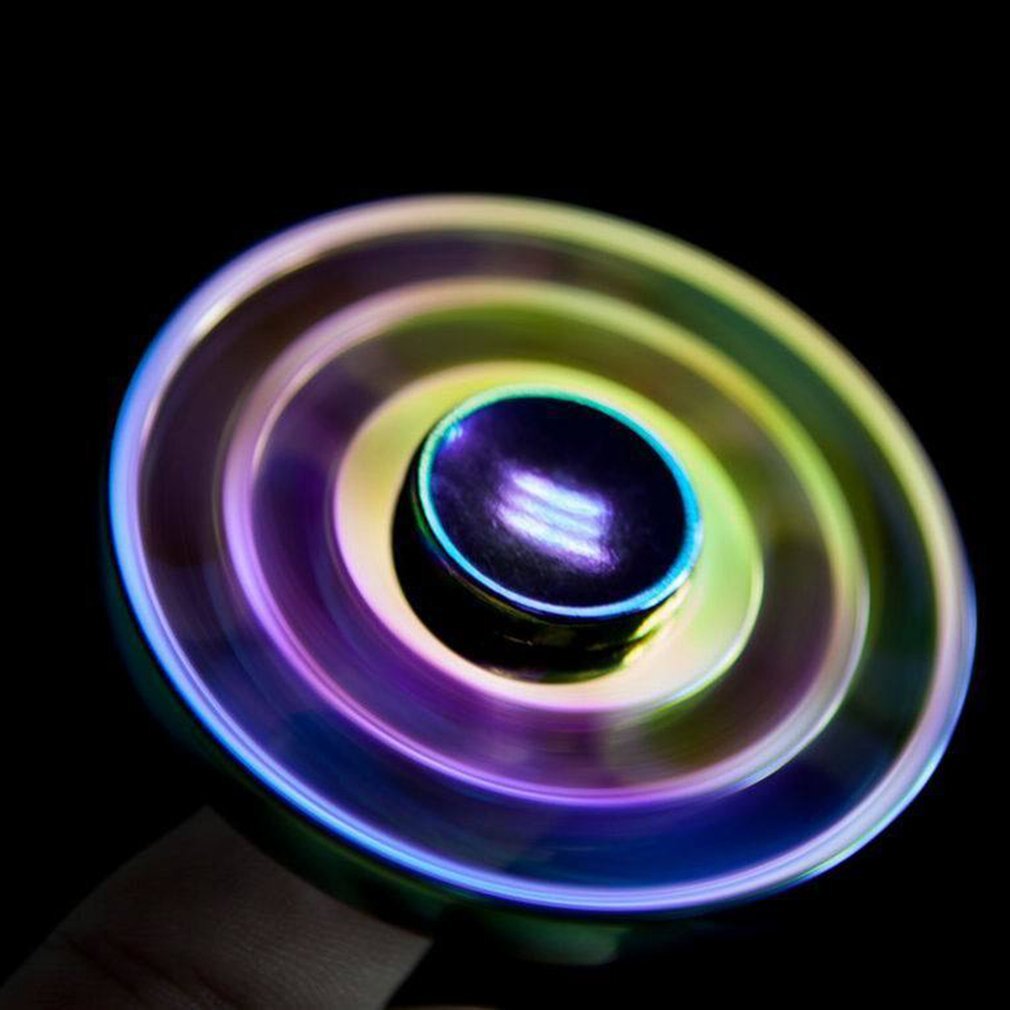 Colorful Maze Shape Tri-wing Hand Spinner Stress Reducer Great For Autism