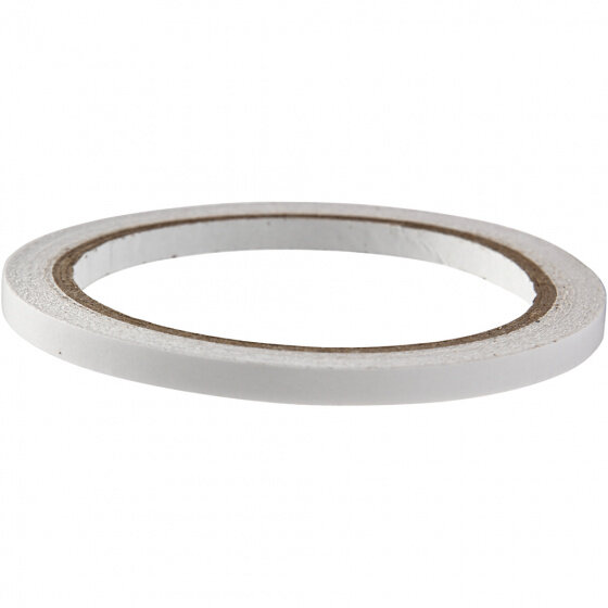 double-sided adhesive tape 10 m x 6 mm silver grey