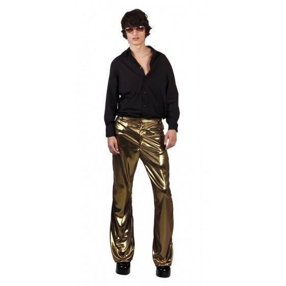 Disc trousers gold size M / L