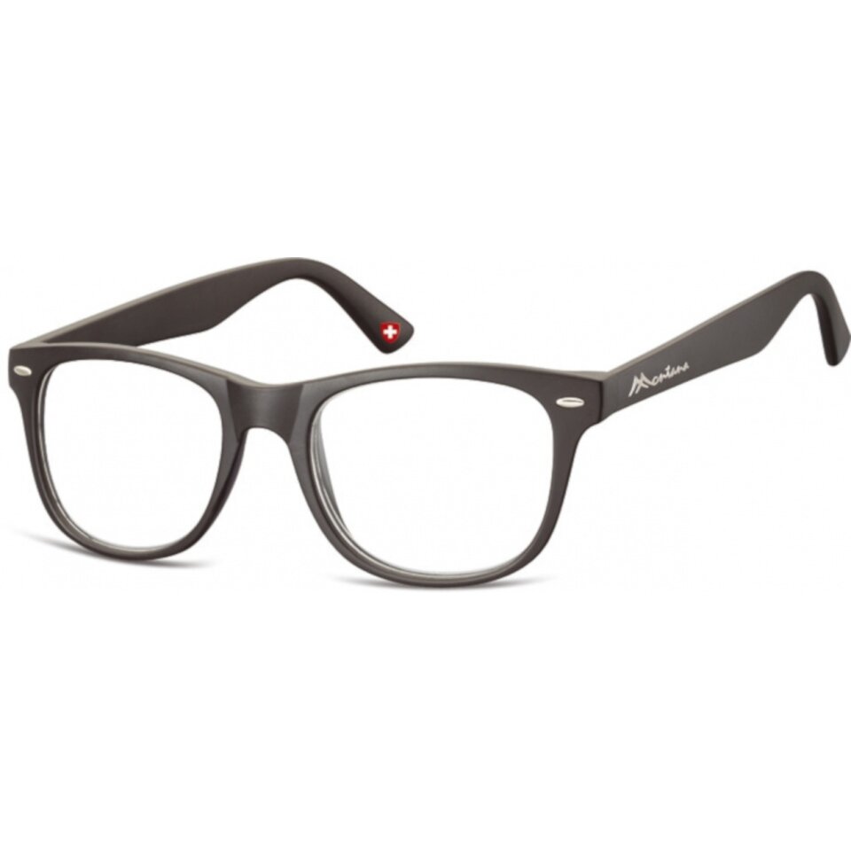 reading glasses MR67 black strength +1.00