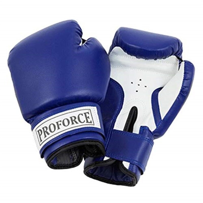 ProForce Leatherette Blue Boxing Gloves 8 oz
