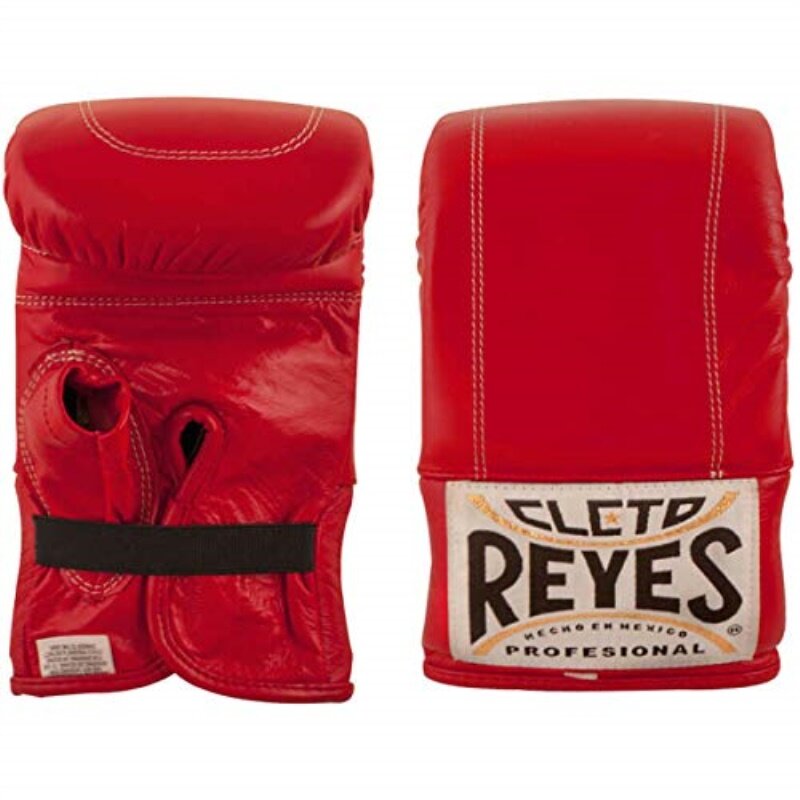 Cleto Reyes Leather Boxing Bag Gloves Medium Red