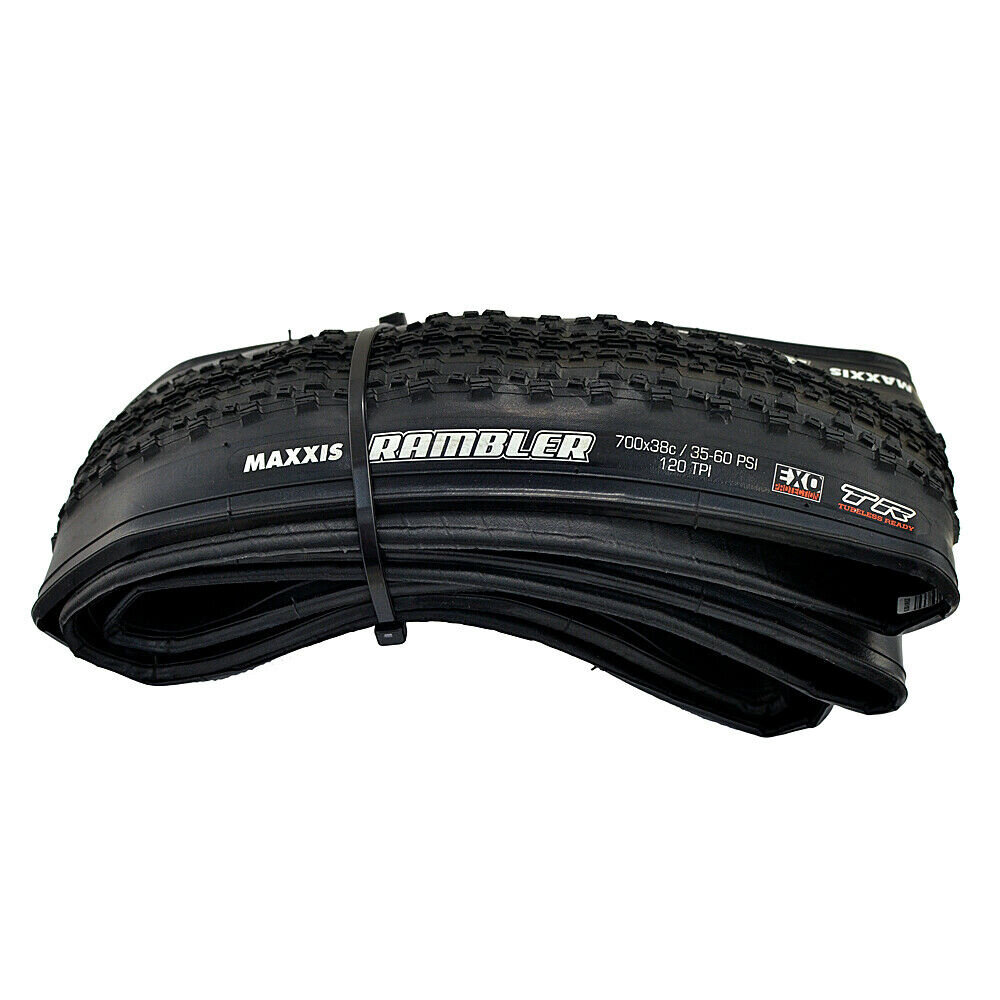 Maxxis Rambler M2018RU Gravel-Specific Tire TR 700x38C,BK,2pcs,MX2132