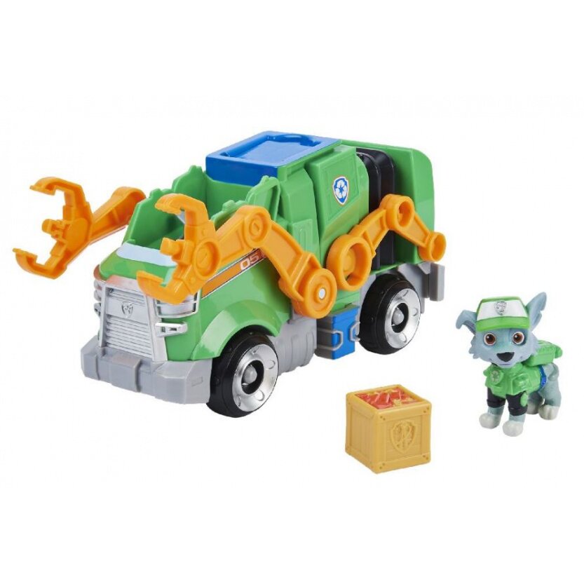 Toy Car Paw Patrol Deluxe Rocky Junior Green