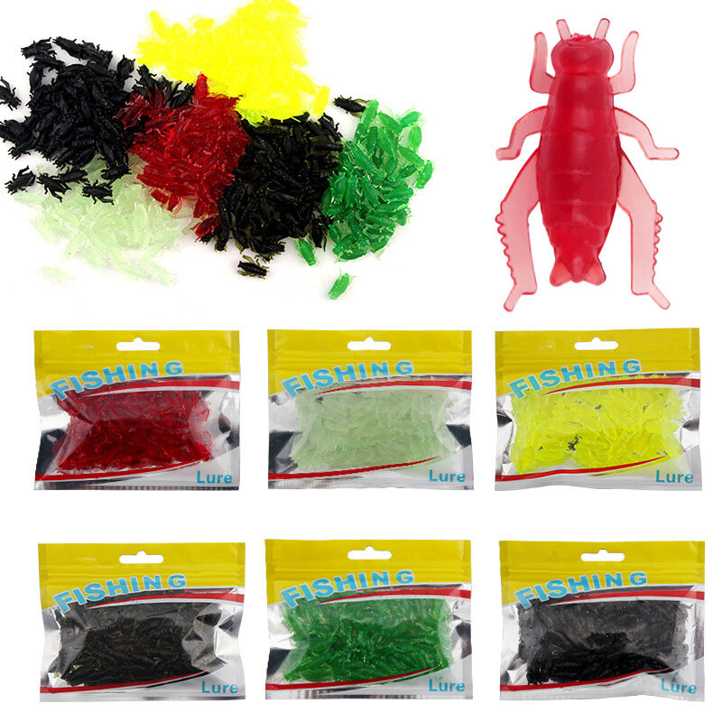 Lightweight Grasshopper Soft Insect Bait Floating Cricket Artificial Fishing Lures