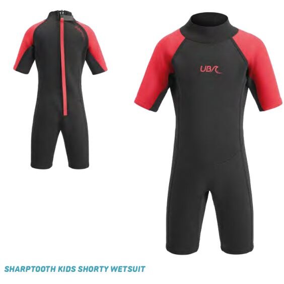 Urban Beach Kids Sharptooth Shorty Wetsuit Red - XL 11-12yrs