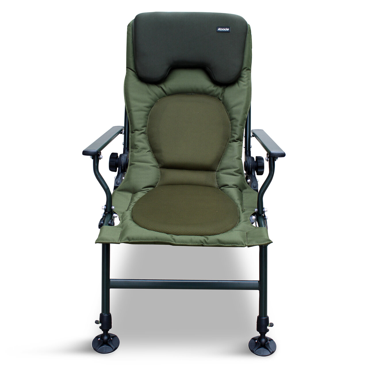 Abode 3D Mesh Padded Carp Fishing Camping Armchair Recliner  Chair