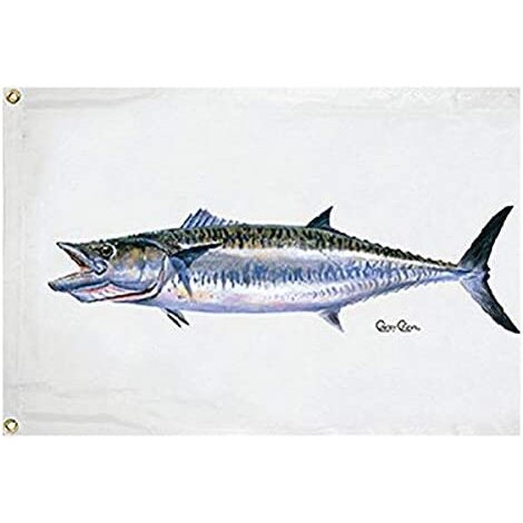 Taylor Made Products 1941 Carey Chen King Mackerel Flag, 36 x 60-Inch