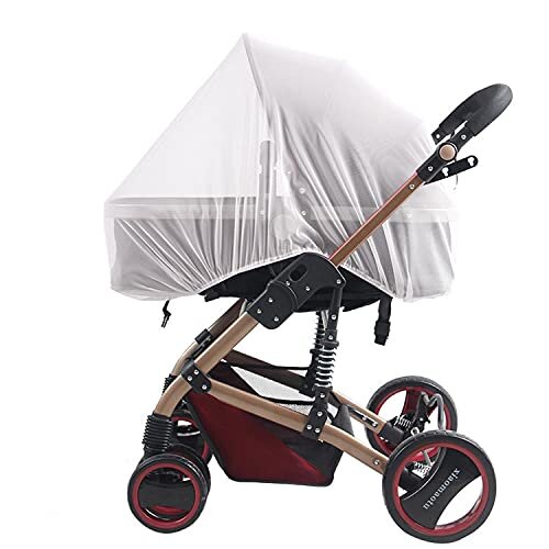 3 Pack Mosquito Net for Pushchair - Reastar Insect Net Pram Net Bug Net, Machine Washable, Elastic and Breathable - for Pushchairs, Pram, Buggy,