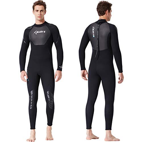 Owntop 3mm Wetsuits Men Women Youth - Neoprene Thermal Full Diving Suits, Thicken Keep Warm Swimsuit Surfing Swimming UV Protection Long Sleeve S