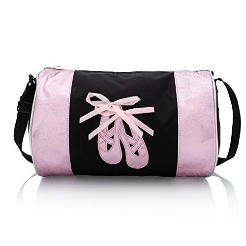Dance Ballet Slippers Duffel Bag (Black/Pink)