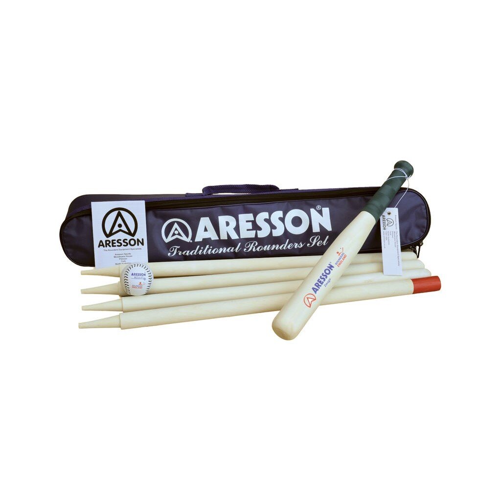 Aresson Traditional Leather Rounders Set (Pack of 6)