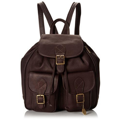 David King & Co. Double Front Pocket Backpack, Cafe, One Size