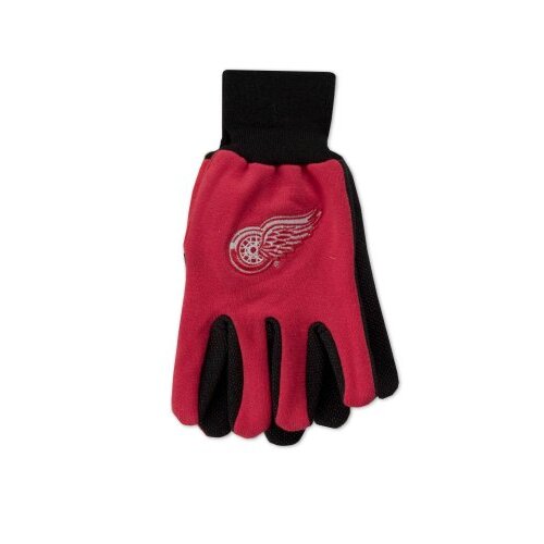 NHL Detroit Redwings Two-Tone Gloves