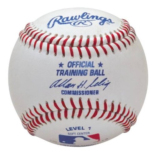 Rawlings Polyurethane Soft Center Training Baseballs, Level 1 Ages (5-7), 12 Count, ROTB1