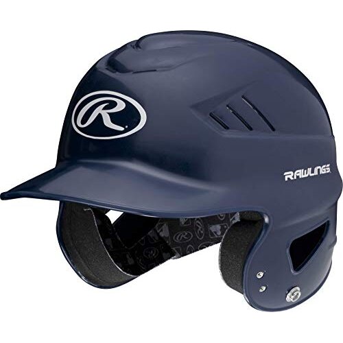 Rawlings Coolflo NOCSAE One-Size Baseball/Tball/Softball Batting Helmet, Navy Blue